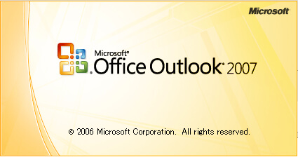 Outlook2007起動表示